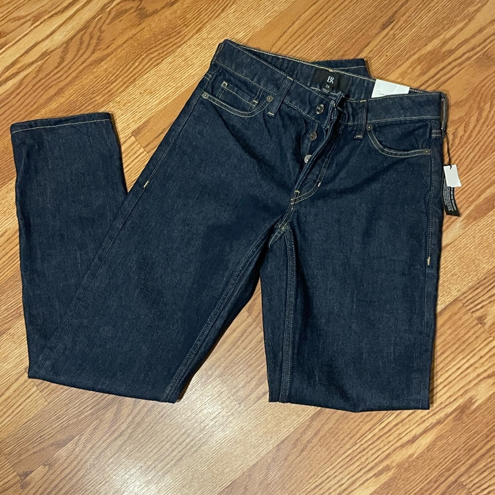 Banana Republic Mid Rise Rigid Straight Jean - Picture 3 of 7